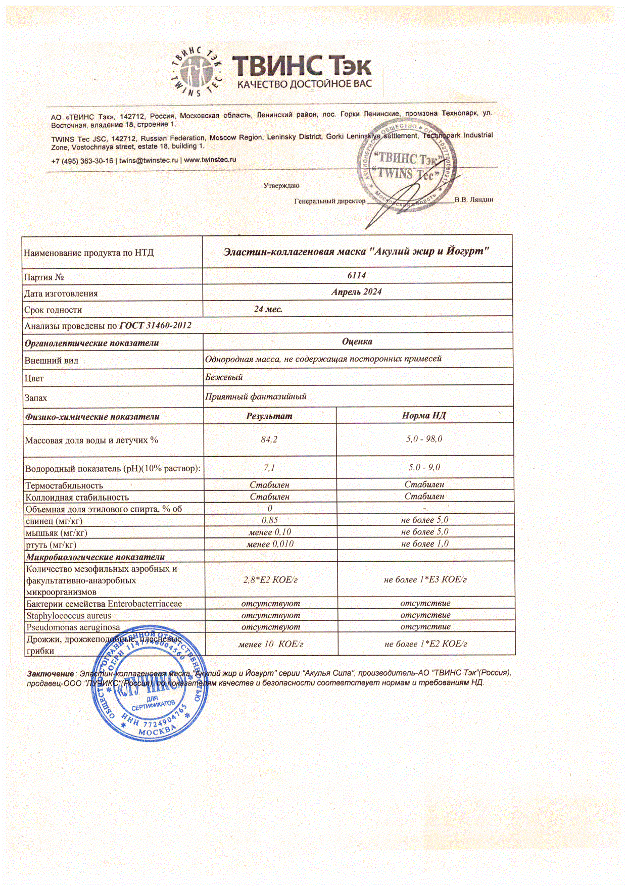 Паспорт №042024
